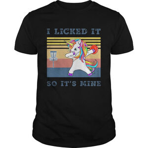 I Licked It So Its Mine UnicornRetro Shirt